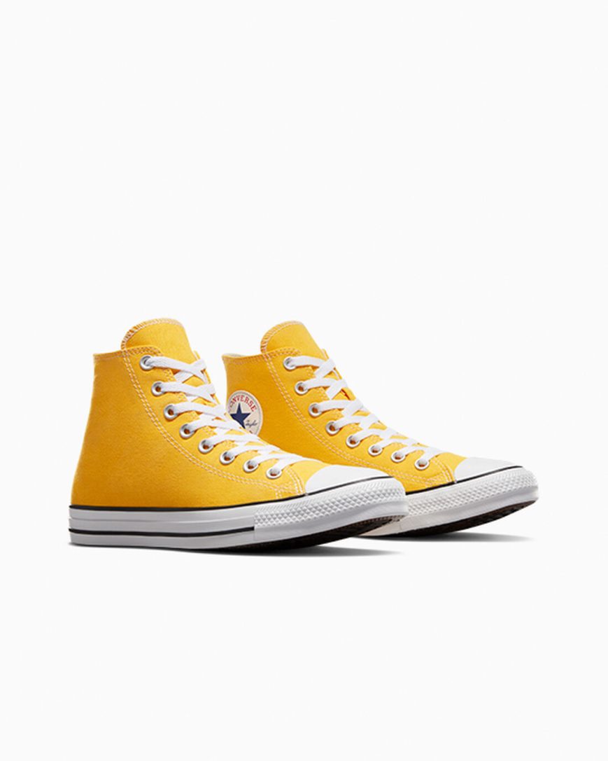 Tenis Converse Chuck Taylor All Star Classicos Cano Alto Feminino Limão | PT D09T170